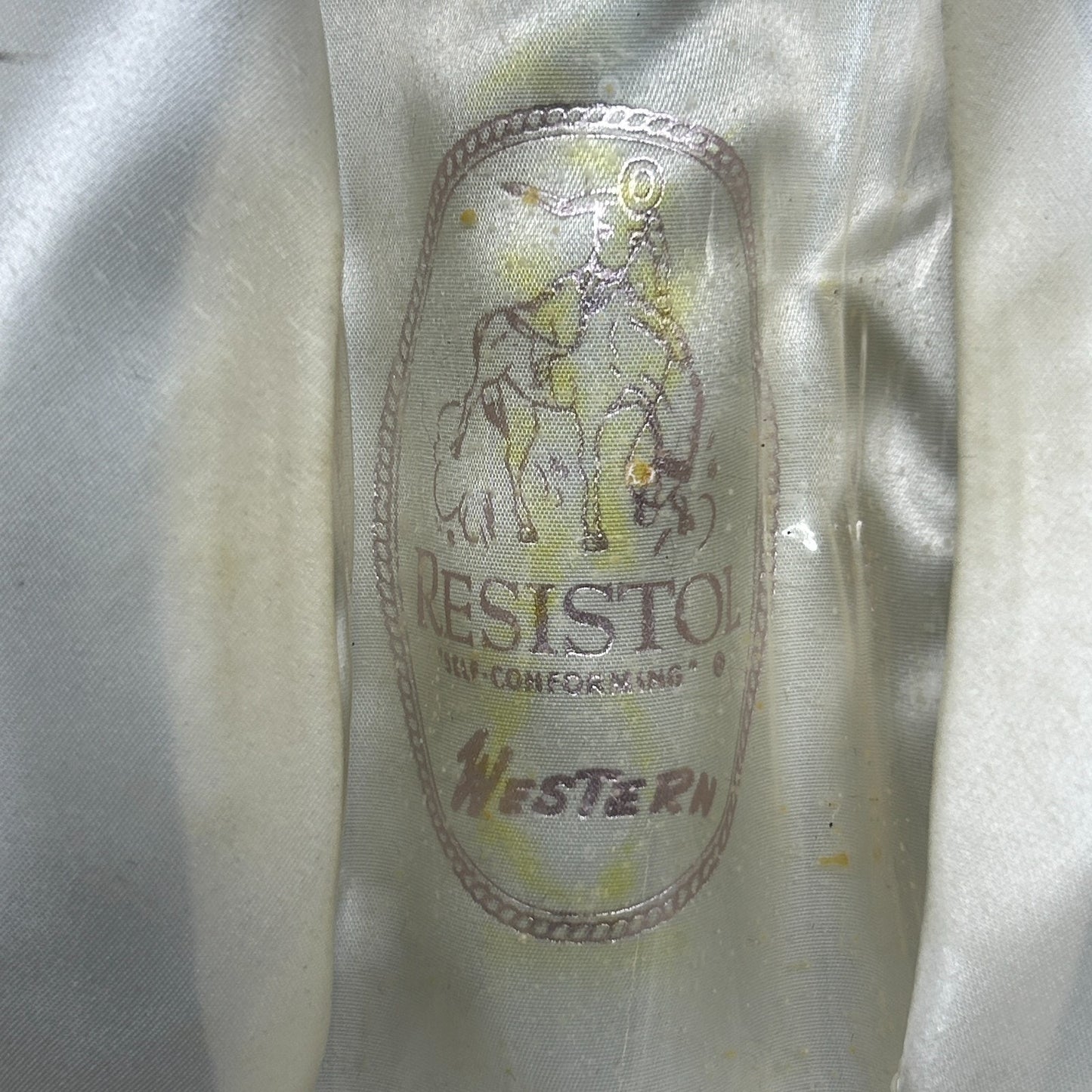 Resistol 6X Beaver Cowboy Hat Western CSCOLE 4 Inch Brim Long Oval Black 7 1/4