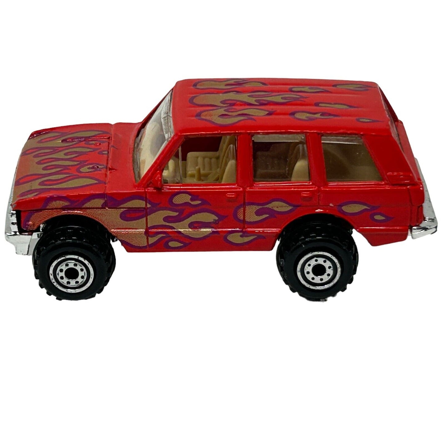 Range Rover Hot Wheels Collectible Diecast Car Red Vintage 90s Toy Vehicle