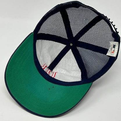 Vintage Minnesota Twins Youth Trucker Hat Baseball Cap Blue Mesh Snapback Kids