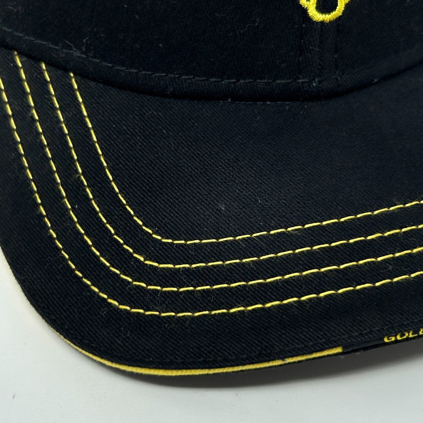 GEC Gold Eagle Coop Hat Baseball Cap Farming Farmer Agriculture Strapback Black
