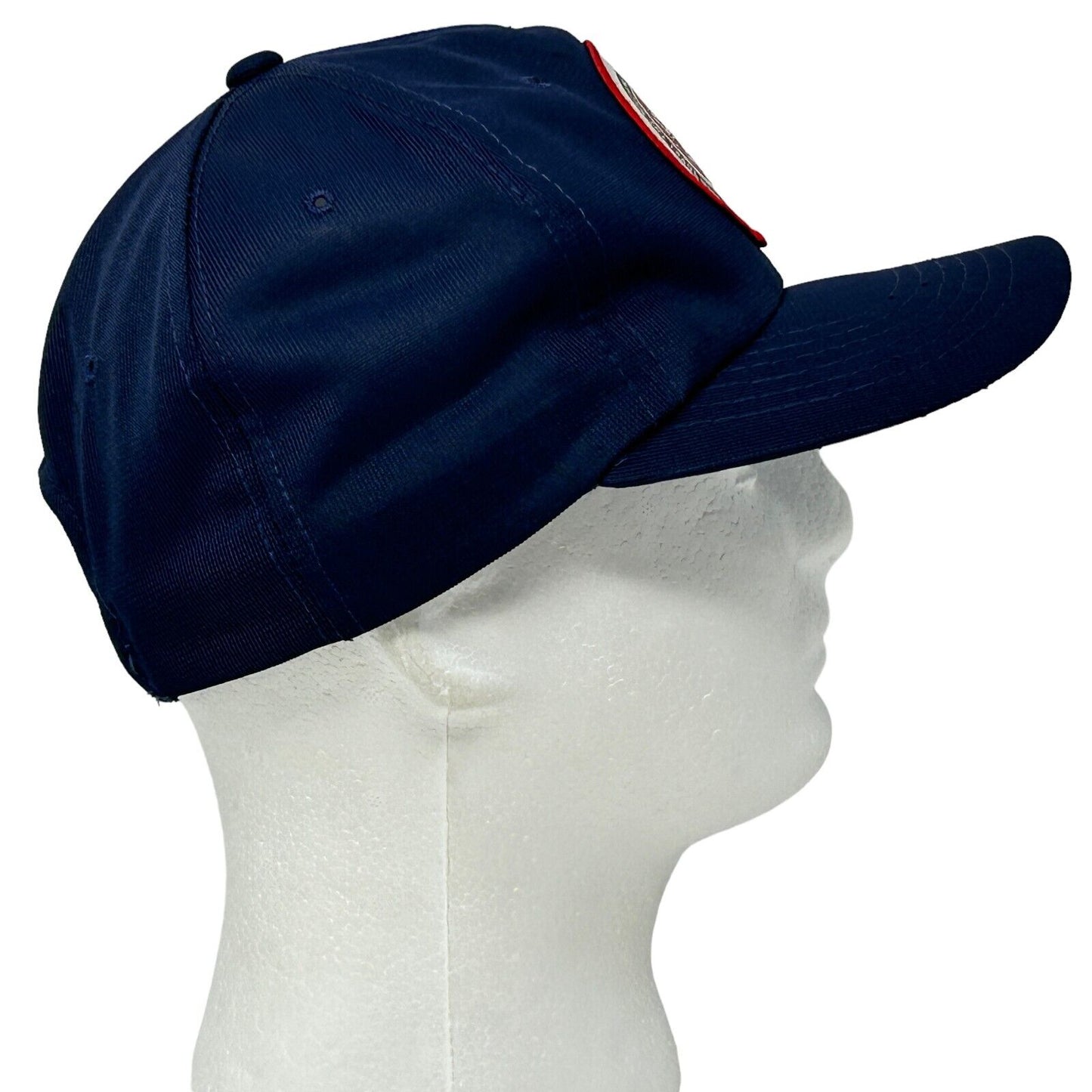 The Williams Patent Crusher Pulverizer Co Vintage 80s Hat Blue Baseball Cap