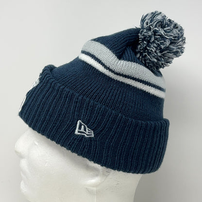 Dallas Cowboys Cuffed Pom Pom Beanie Toque Winter Hat NFL New Era Blue