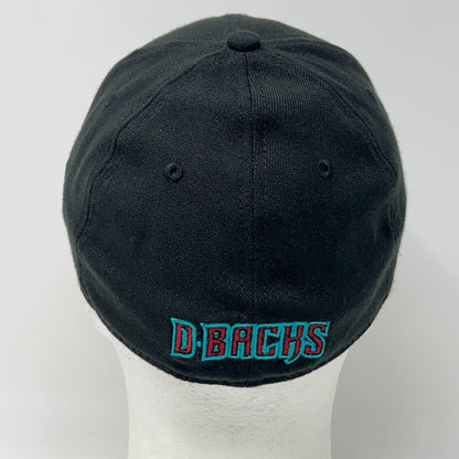 Arizona Diamondbacks Hat Baseball Cap New Era 39Thirty MLB Black Flex Fitted S-M