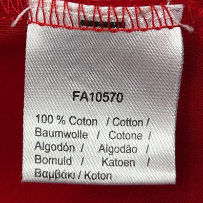 Lacoste Polo Shirt Mens XL X-Large Red Regular Fit Cotton Crocodile Logo Peru