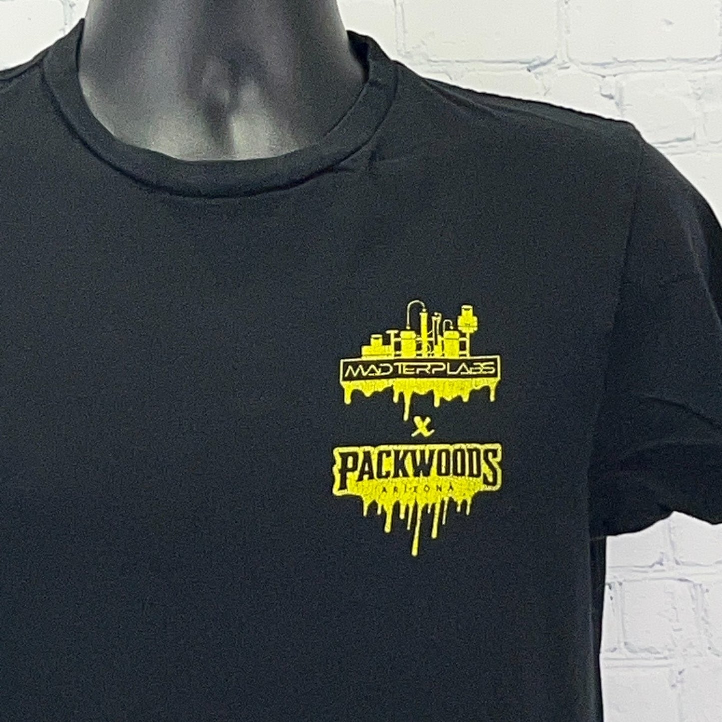 El Chapo Mad Terp Labs x Packwood Collab T Shirt Cannabis Weed Black Tee S Small