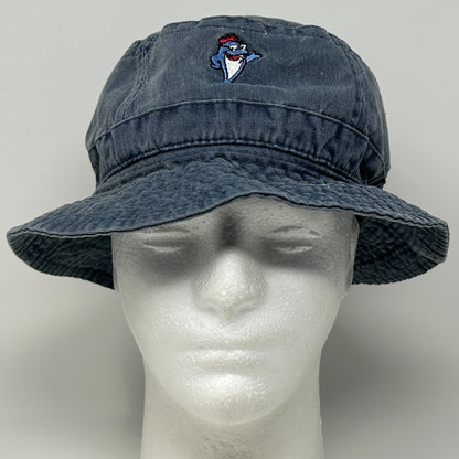 Vintage StarKist Charlie the Tuna Bucket Hat Blue Fishermans Hat Pail Hat S-M