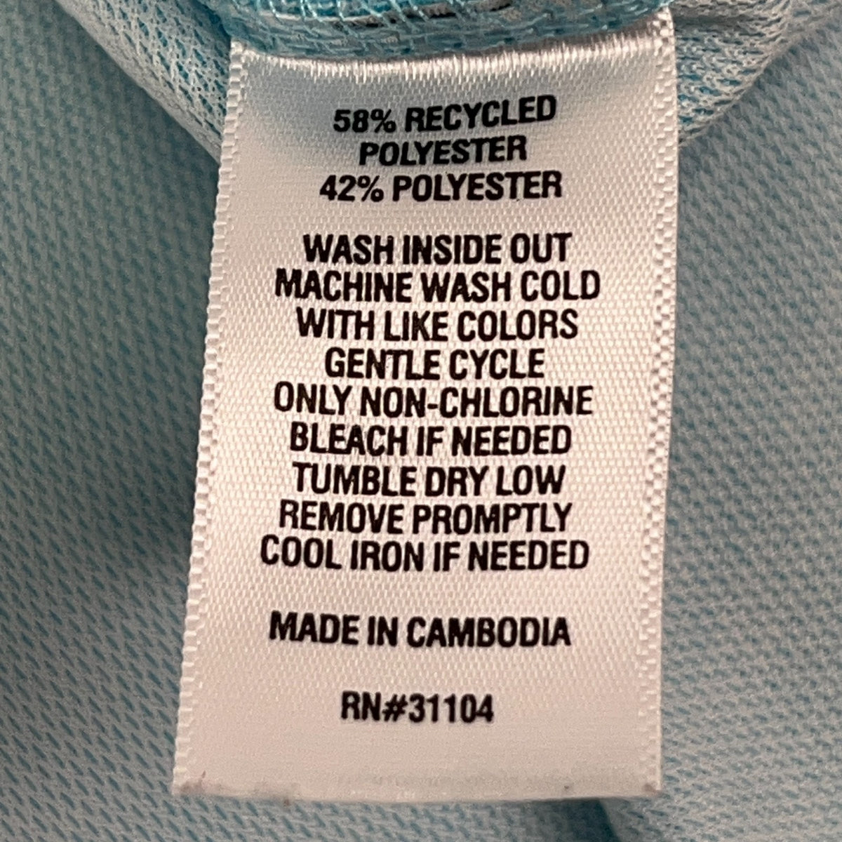 Ocean + Coast 2XLT Tall Polo Shirt Aqua Blue USA Flag Marlin Fishing Golf