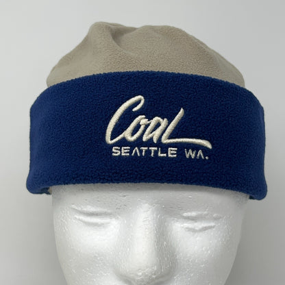 Coal Headwear The North Beanie Winter Hat Toque Flip Cuffed Beige Logo Outdoor