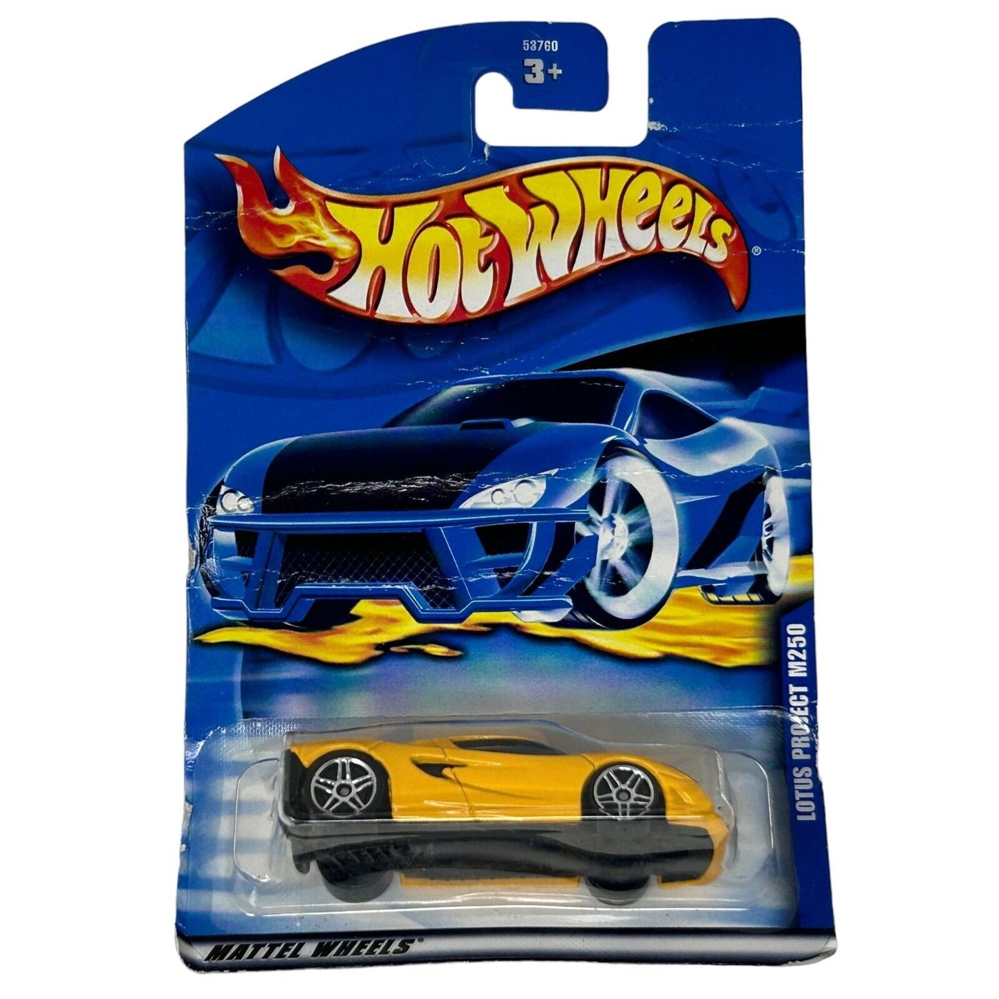Lotus Project M250 Hot Wheels Collectible Diecast Car Yellow Vintage 2001 New
