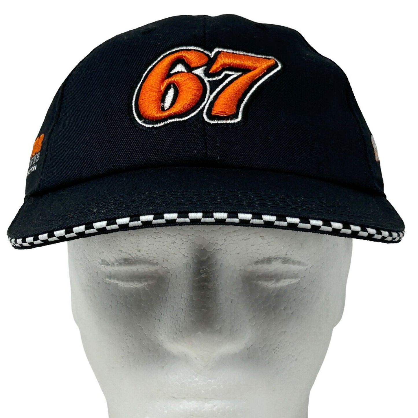 Gorra de béisbol con correa trasera de Bennigans Motorsports de Jason Jarrett de NASCAR, color negro