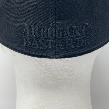 Arrogant Bastard Ale Hat Baseball Cap Stone Brewing Beer Black Flex Fitted L-XL