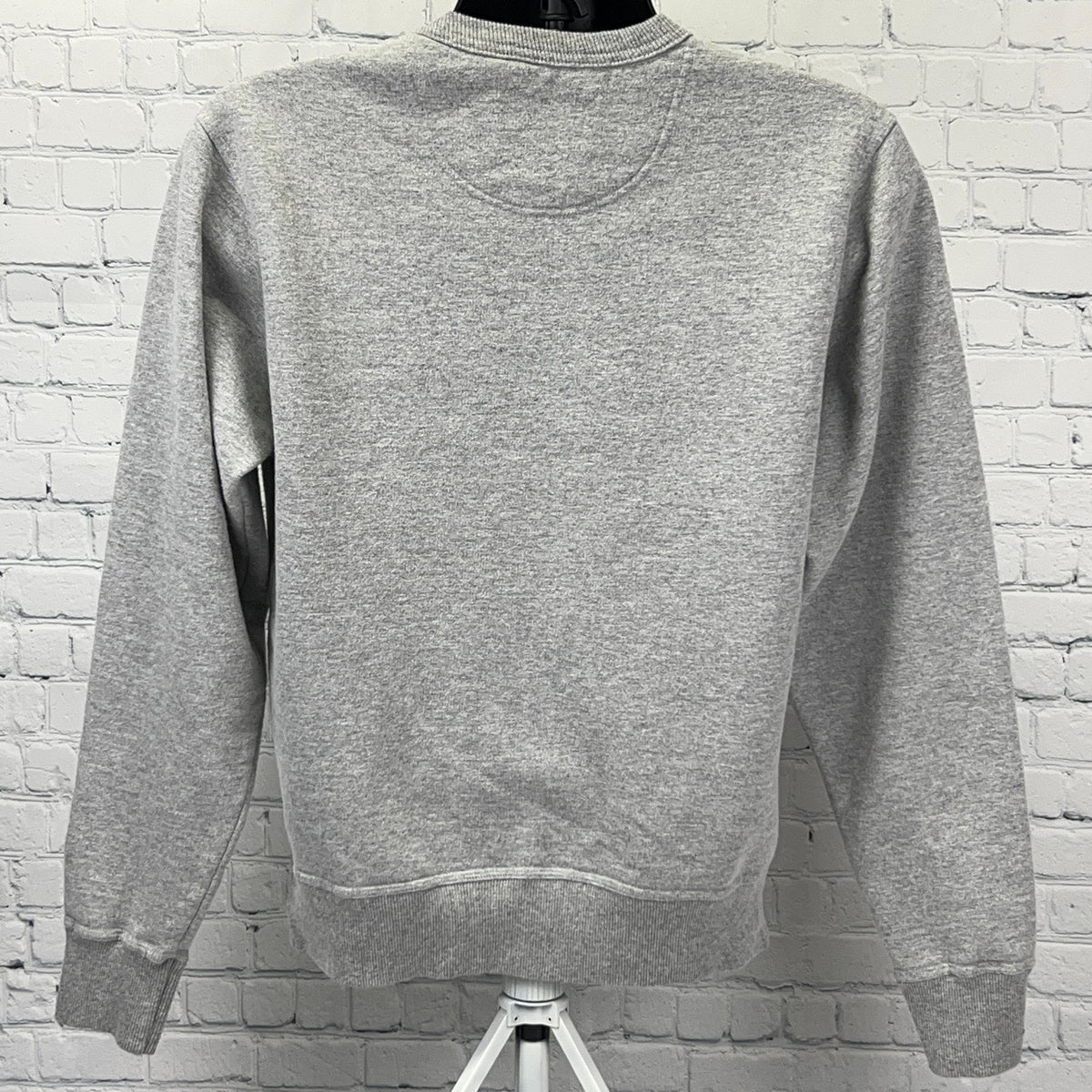 Champion Powerblend Floral Logo Crewneck Sweatshirt S Small Gray Purple Flowers