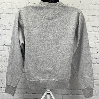 Champion Powerblend Floral Logo Crewneck Sweatshirt S Small Gray Purple Flowers