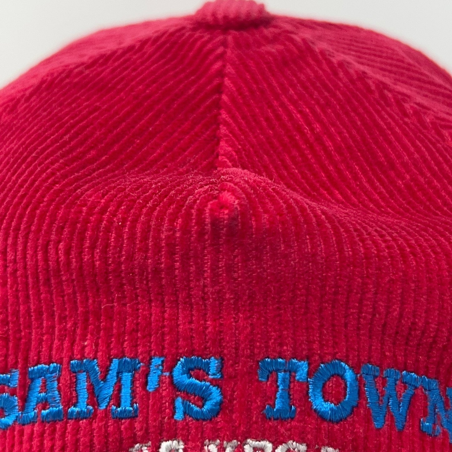 Vintage 90s Sams Town Las Vegas Super Bowl XXVII Hat Baseball Cap Cowboys Red