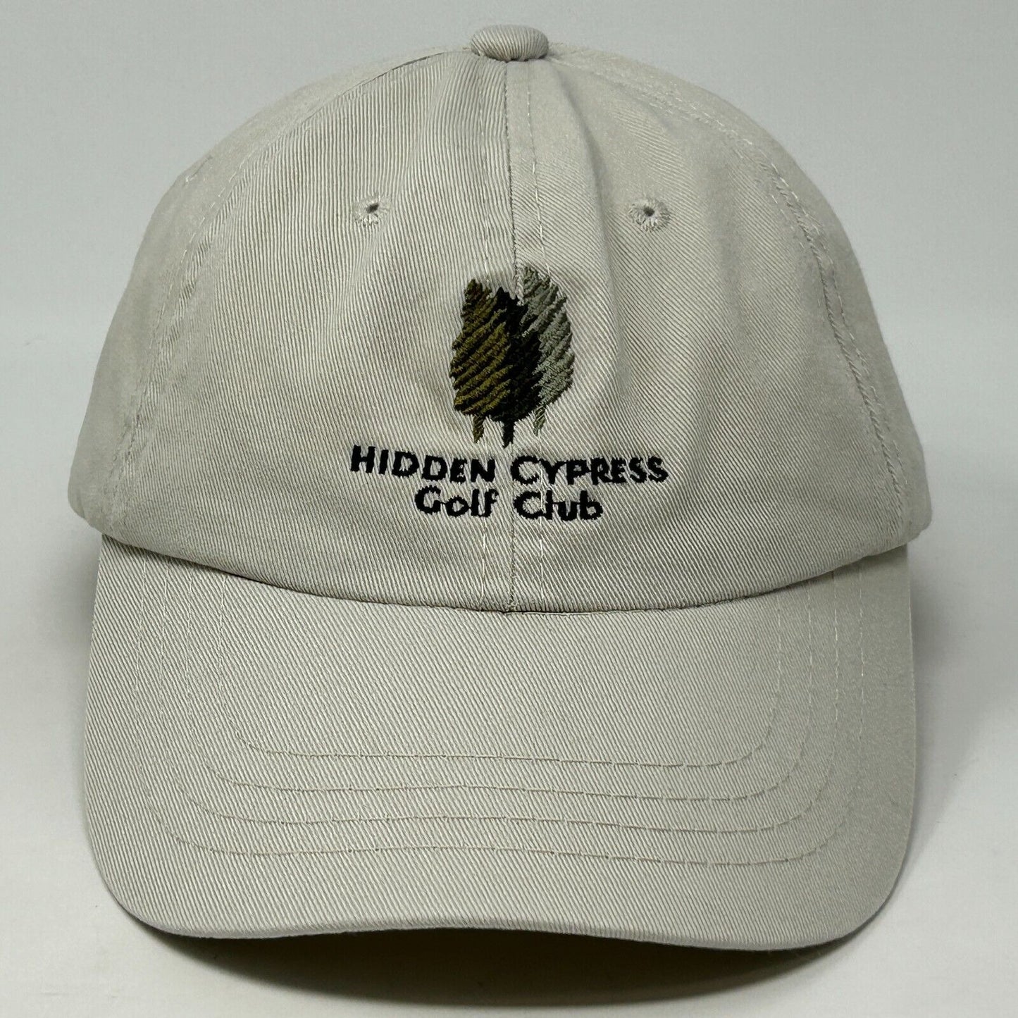 Hidden Cypress 高尔夫球杆老爹帽棒球帽高尔夫高尔夫球手棒球帽米色