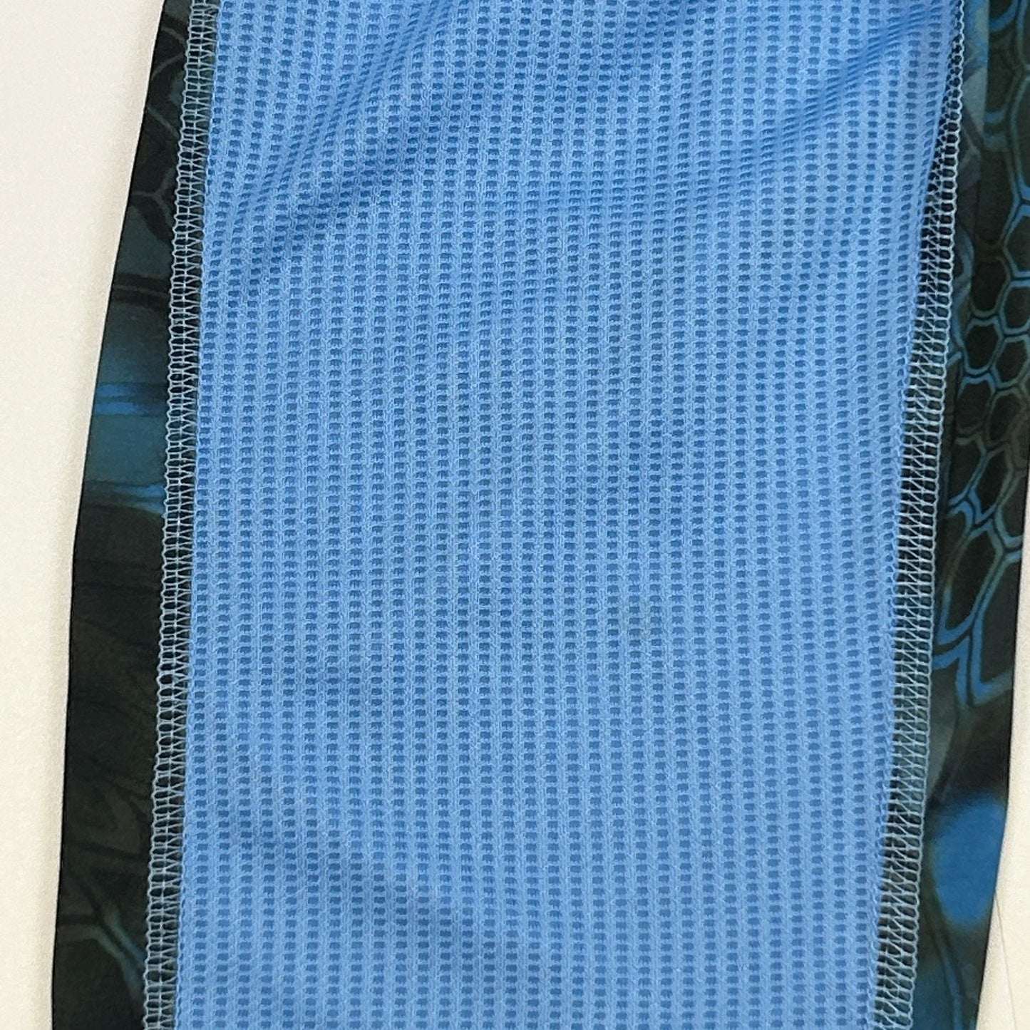 HUK Performance Fishing 1/4 Quarter Zip Shirt Kryptek Neptune Blue Mens 3XL XXXL