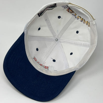 Vintage UNLV Runnin Rebels Nextlink Hat Baseball Cap White Las Vegas Strapback