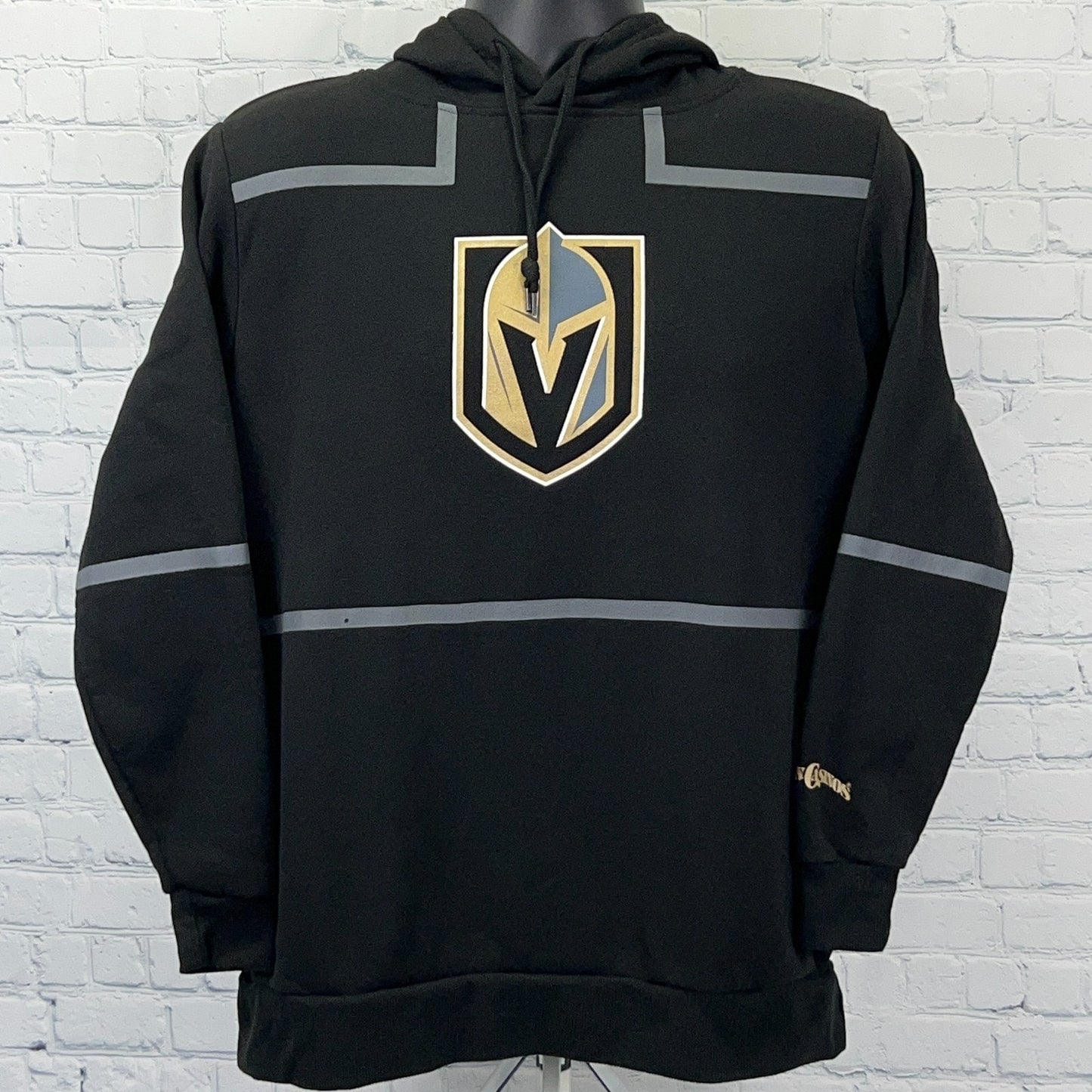 Las Vegas Golden Knights Hoodie Hooded Sweatshirt Station Casinos Black M Medium