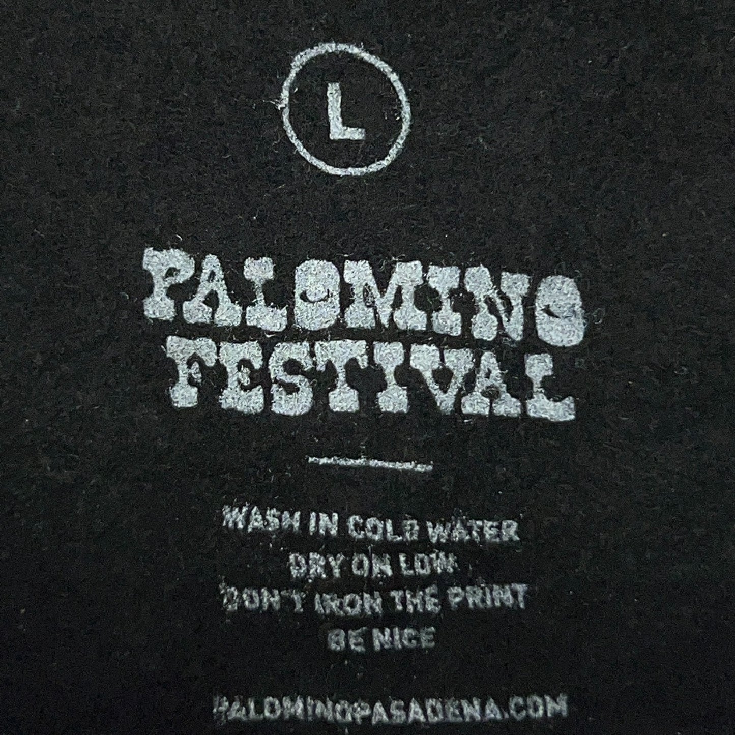 Palomino Festival 2022 Hoodie Hooded Sweatshirt Black Willie Nelson Mens L Large