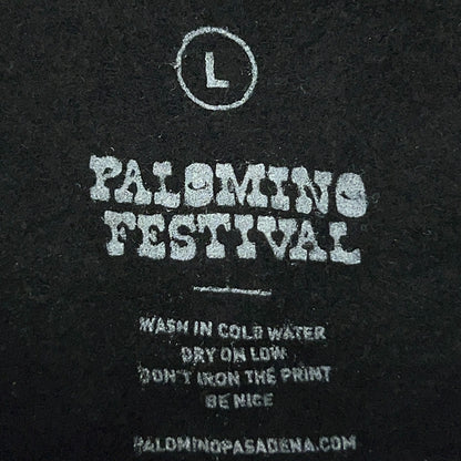 Palomino Festival 2022 Hoodie Hooded Sweatshirt Black Willie Nelson Mens L Large