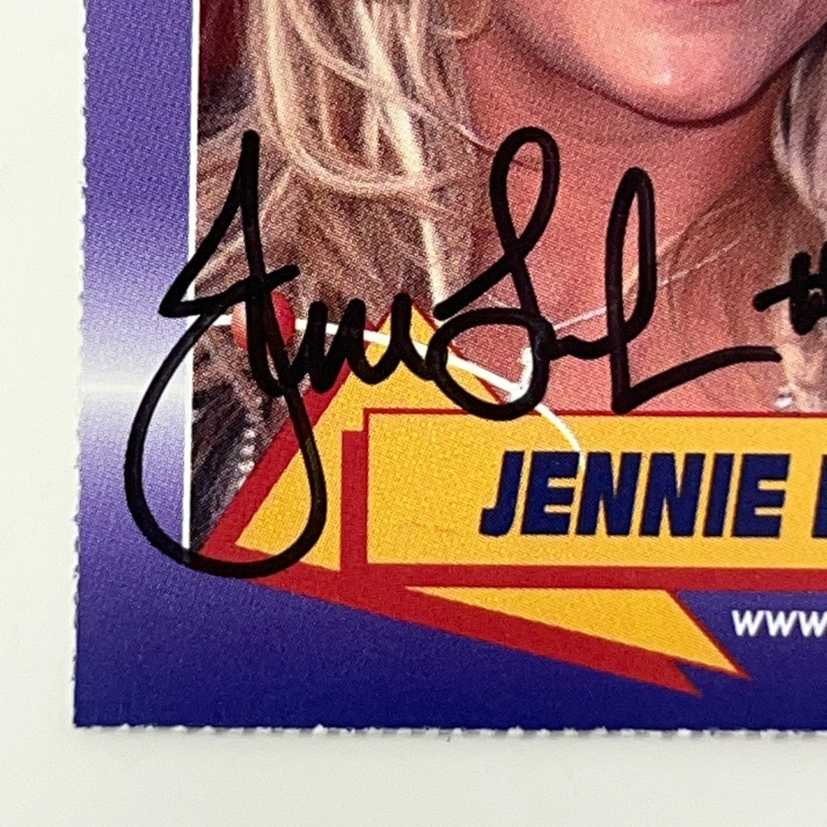 Vintage 2003 Jennie Finch Autographed Rookie Review Signed USA Softball Card 72