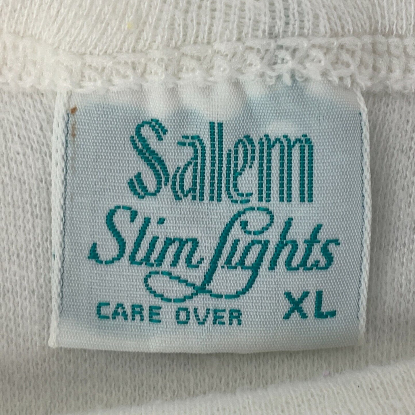 Salem Slim Lights 女式复古 80 年代背心 T 恤 X-Small 香烟白色