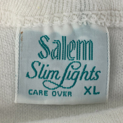 Salem Slim Lights Womens Vintage 80s Tank Top T Shirt X-Small Cigarettes White