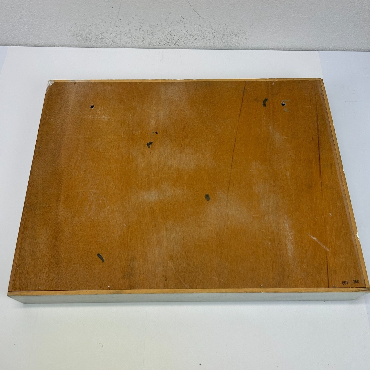 100 Cassette Tape Wall Rack Napa Valley Box Company Storage Holder Wood Vintage