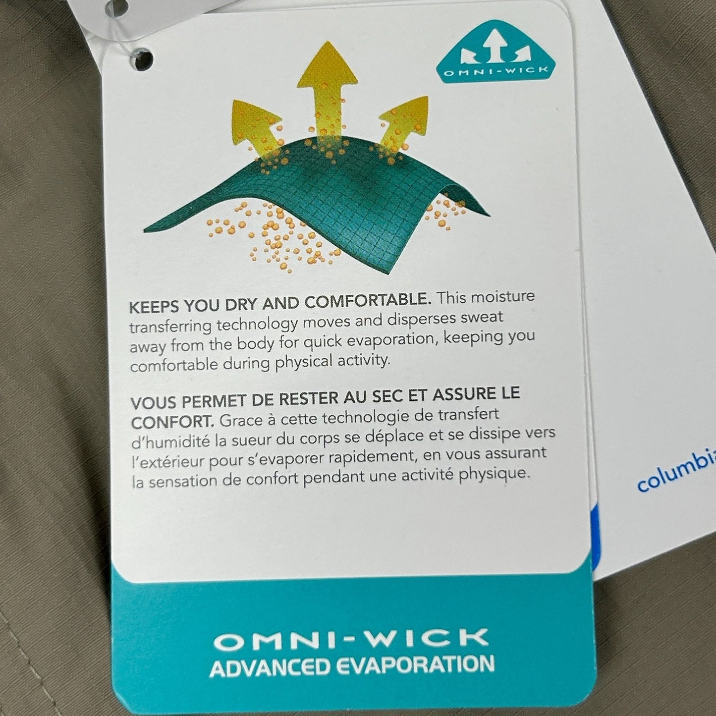 Columbia Silver Ridge Convertible Cargo Pants AM8004 Tan Khaki Beige Mens 34x32