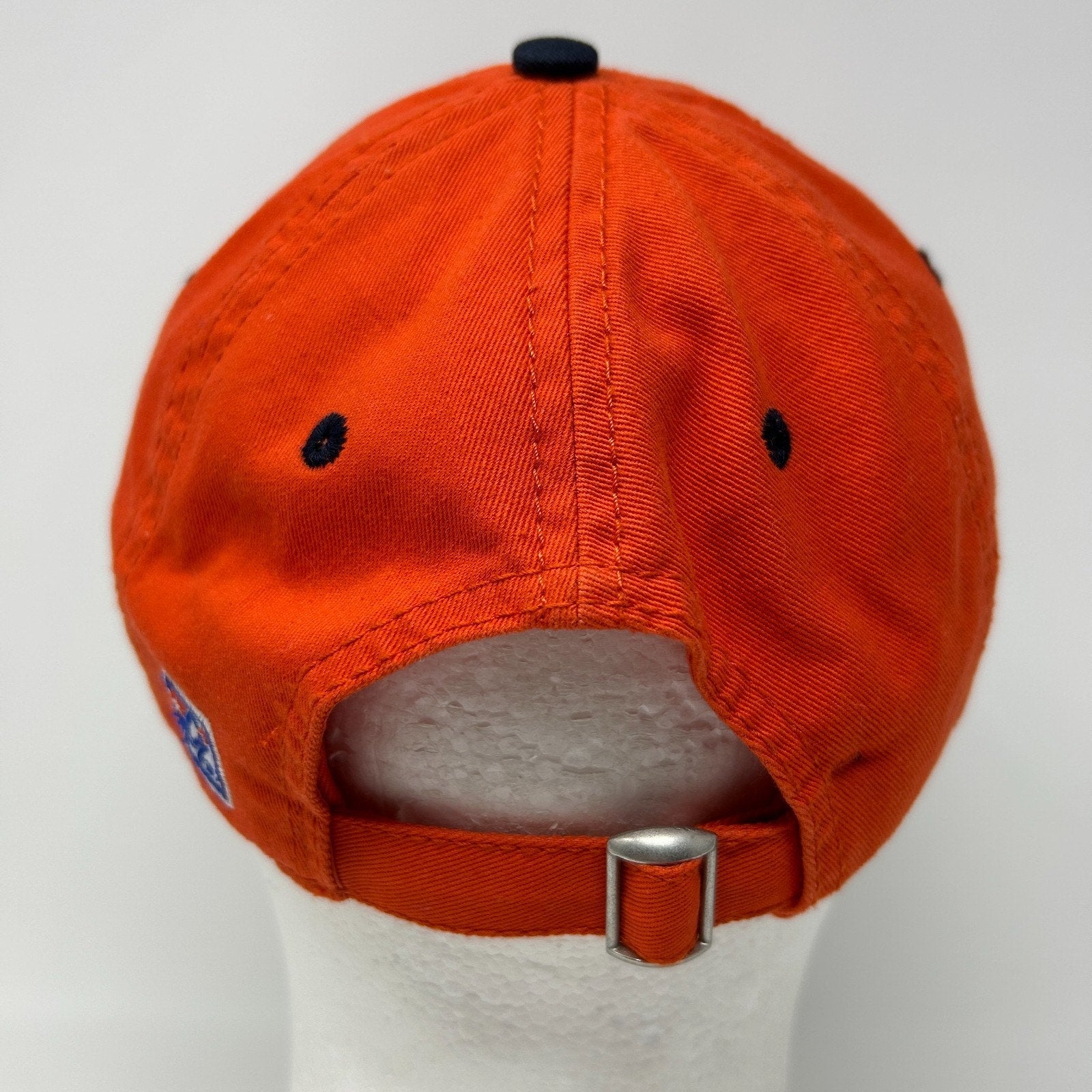 Auburn University AU Tigers Dad Hat Baseball Cap The Game 3 Bar Strapback Orange - Neon Vintage