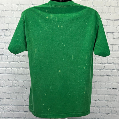University of Diamond Supply Co T Shirt Streetwear Self Education Green L Large