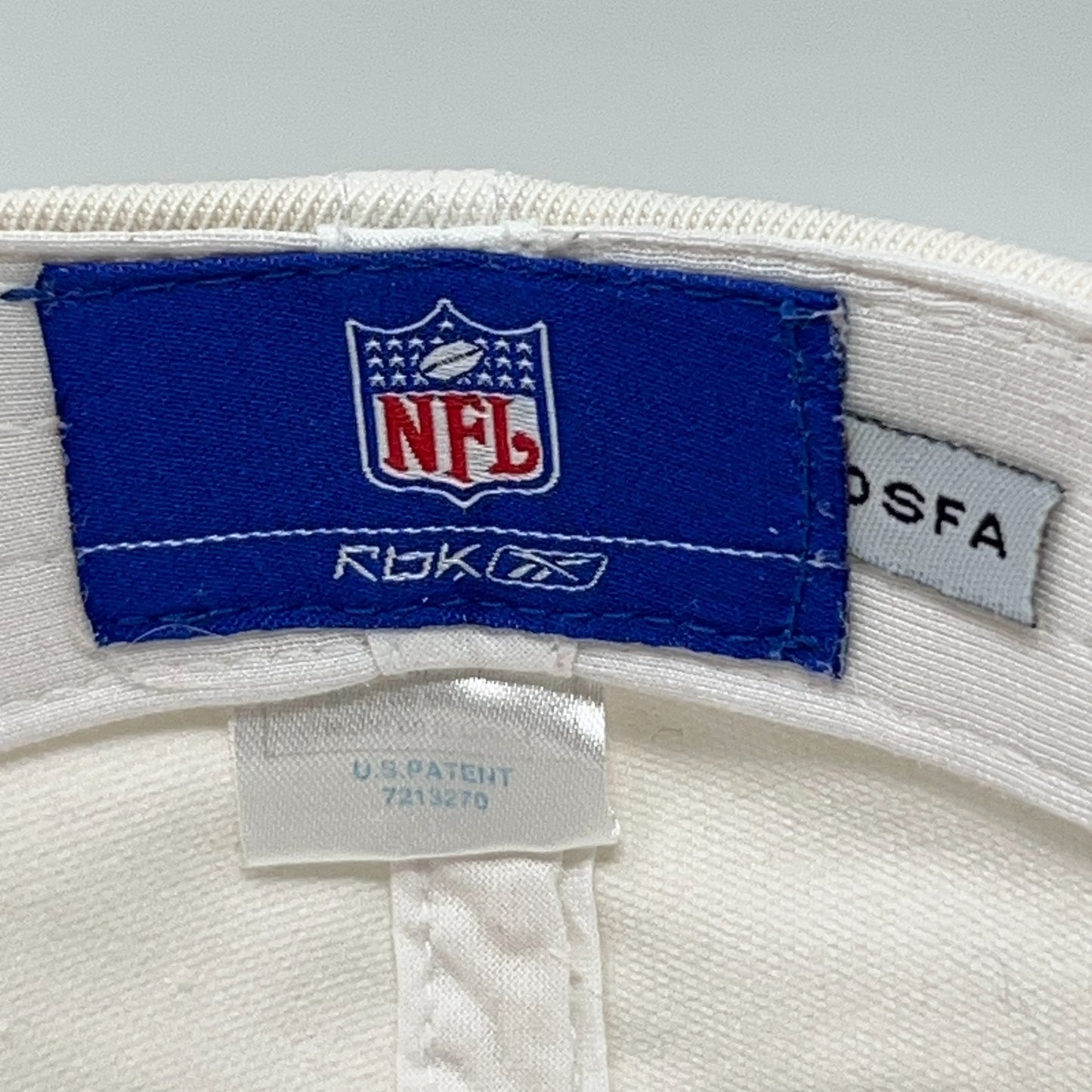 New York Giants Super Bowl XLII Hat Baseball Cap Reebok White Flex Fitted OSFA