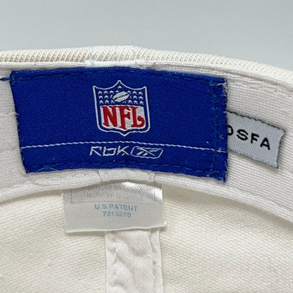 New York Giants Super Bowl XLII Hat Baseball Cap Reebok White Flex Fitted OSFA