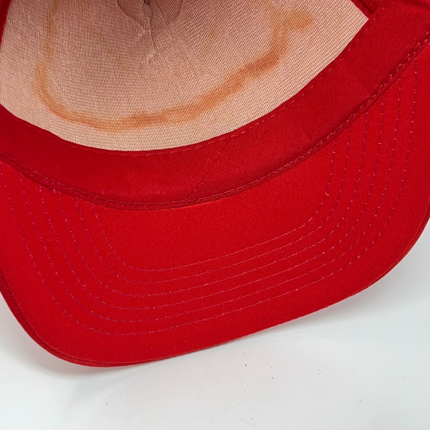 Vintage 80s J&G Auto Sales Trucker Hat Baseball Cap Missouri Cars Snapback Red