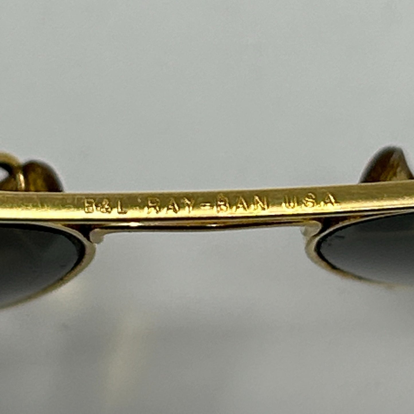 Vintage Ray Ban Aviator Large Metal II Sunglasses L2846 RB3026 60-15-140 Gold