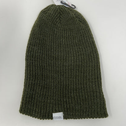 Coal Headwear The Stanley Beanie Winter Hat Toque Flip Cuffed Green Made In USA