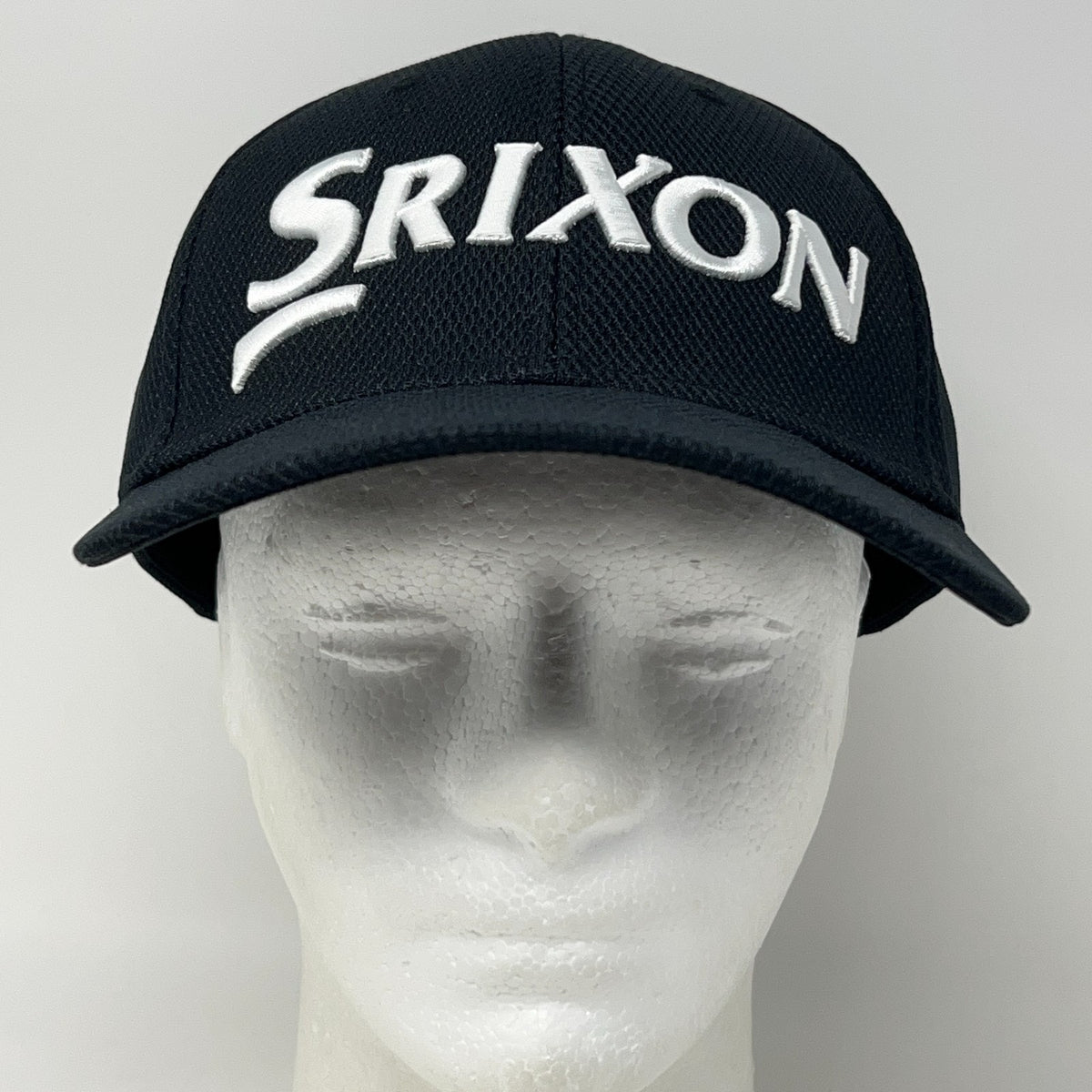 Srixon Hat Baseball Cap A-Flex Fitted L-XL Golf Golfer Golfing Black 6 Panel