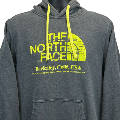 The North Face Berkeley Hoodie Large California Hooded Sweatshirt Mens Gray