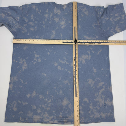 Vintage 90s Canis Lupus Wolf T Shirt Wolves Preserve Protect USA Blue XL X-Large