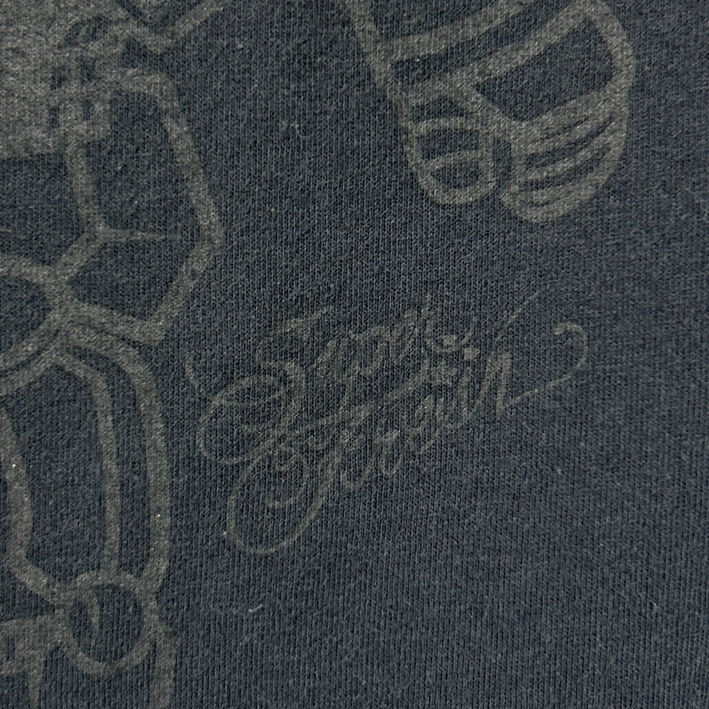 Winnie The Pooh Cyborg T Shirt Mens L Large Black On Black Robot Super Fresh Tee