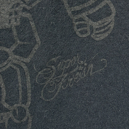 Winnie The Pooh Cyborg T Shirt Mens L Large Black On Black Robot Super Fresh Tee