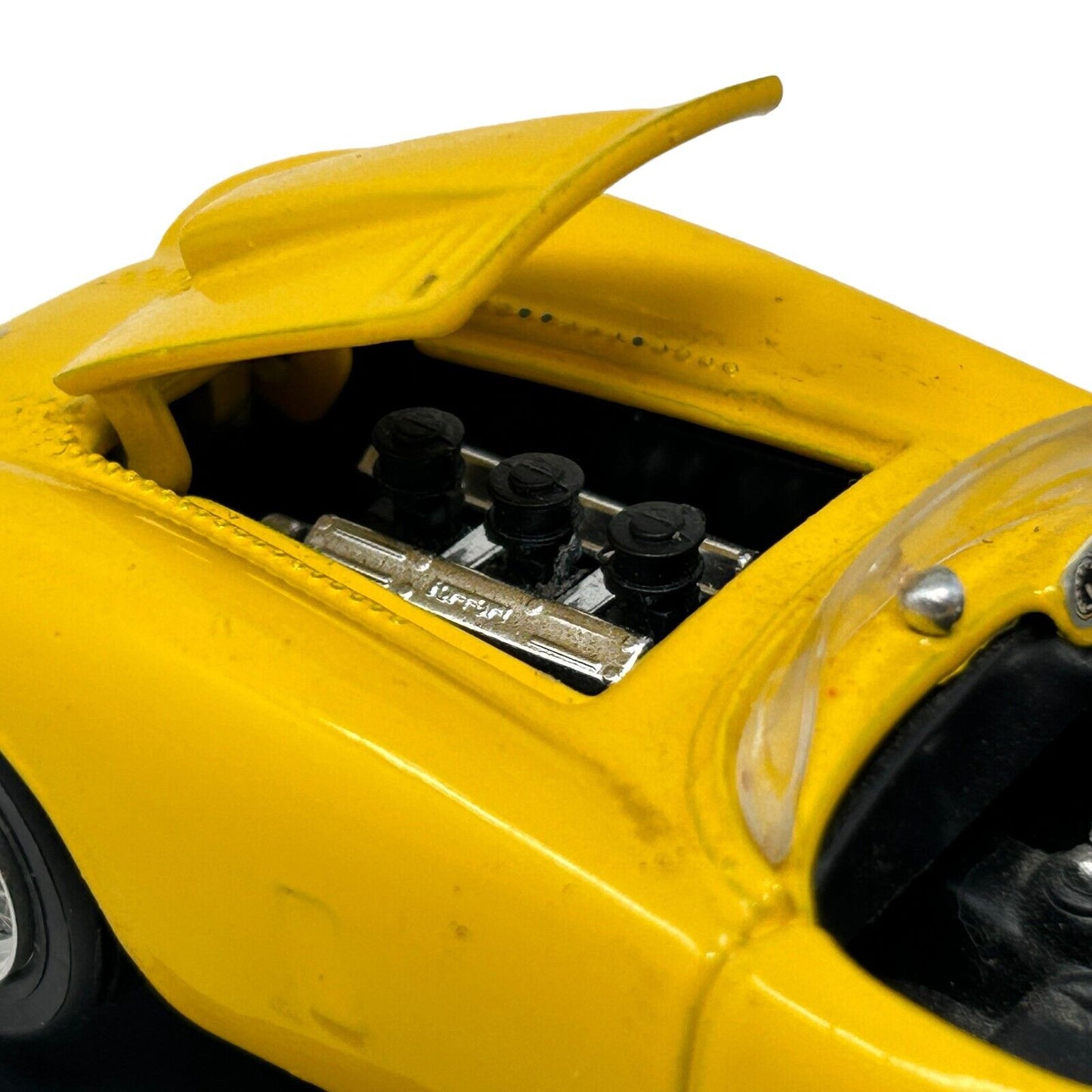 1954 Ferrari 375 Plus Le Mans Top Model Diecast Car Yellow Made In Italy 1/43