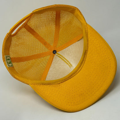 Colorado Draft Horse Association Vintage Trucker Hat Baseball Cap Yellow Mesh