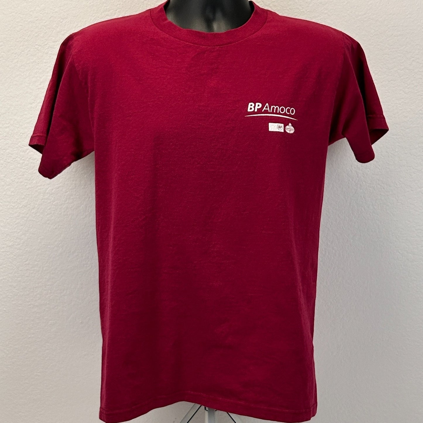 Vintage Y2Ks Arbor Week BP Amoco T Shirt 2000 Arbor Day Gas Trees Red S Small