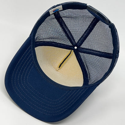 Vintage California Highway Patrol Eureka Trucker Hat Baseball Cap Snapback Blue