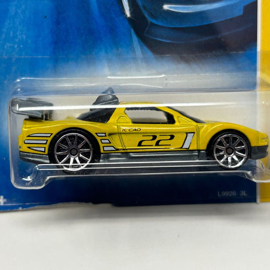 Hot Wheels Acura NSX Collectible Diecast Car Yellow 2008 First Editions New