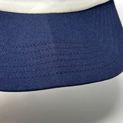 Vintage 80s CWA Communications Workers Trucker Hat Baseball Cap Snapback Blue - Neon Vintage