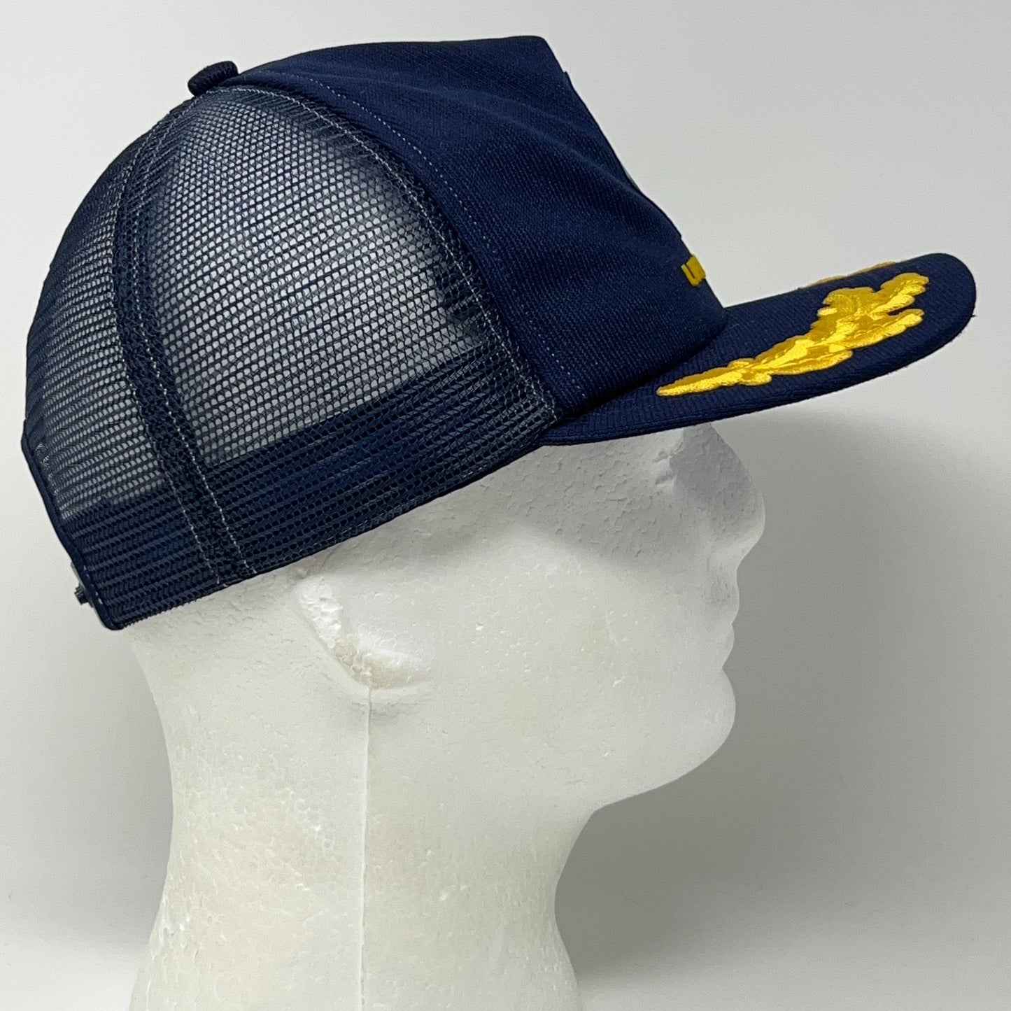 Vintage 80s Disabled American Veterans Trucker Hat Baseball Cap Snapback Blue