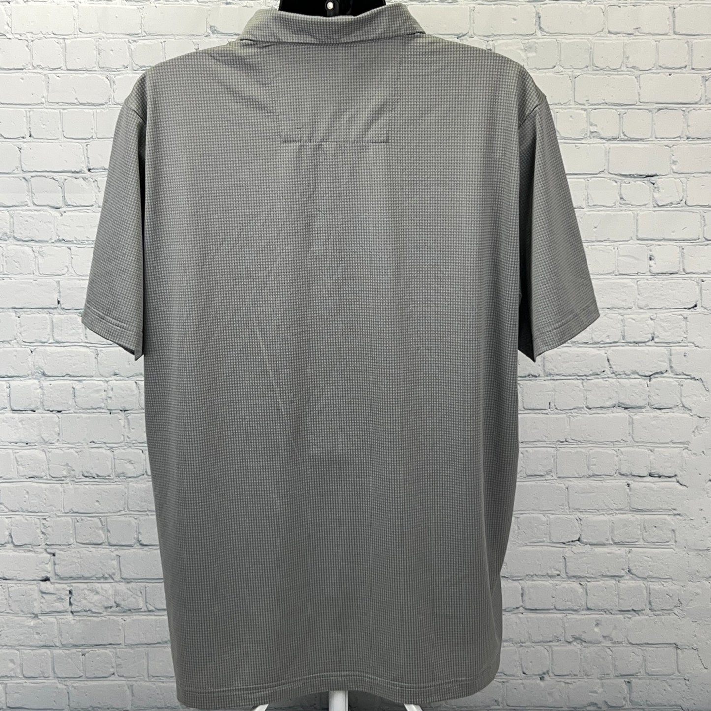 Cleveland Browns Brownie the Elf Polo Shirt Gray Antigua Golfer Mens XL X-Large