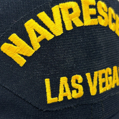 Vintage NAVRESCEN Baseball Hat Cap Las Vegas Naval Reserve Center Blue New Era